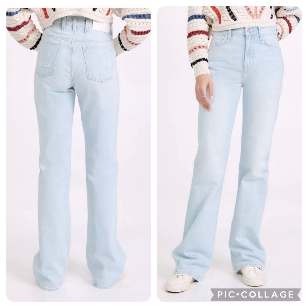 NWT 7FAM easy boot jeans
